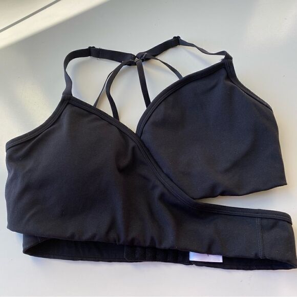 Alphalete Wrap sports Bra black size Small - Picture 2 of 9